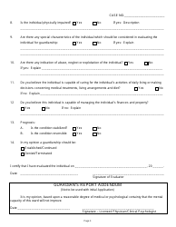 Form 17.1 Statement of Expert Evaluation - Ohio, Page 3
