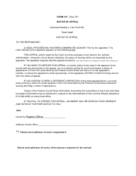 Document preview: Form 337 Name and Address of Each Respondent - Canada