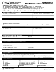 Form U-3 (BWC-7503) Application for Ohio Workers&#039; Compensation Coverage - Ohio, Page 5
