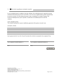 Uniform Domestic Relations Form 17 Shared Parenting Plan - Ohio, Page 14