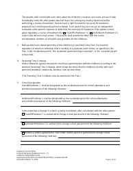 Uniform Domestic Relations Form 17 Shared Parenting Plan - Ohio, Page 3