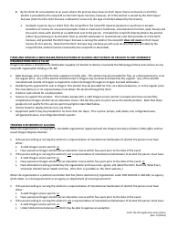Temporary Sales License &quot; Nonprofit (Tsl-np) Application - Oregon, Page 3