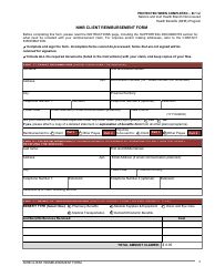 Nihb Client Reimbursement Form - Canada, Page 3