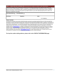 Nihb Client Reimbursement Form - Canada, Page 4