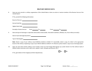 Form 1 Personal History Disclosure - Casino Qualifiers - New Jersey, Page 14