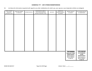 Form 1 Personal History Disclosure - Casino Qualifiers - New Jersey, Page 45