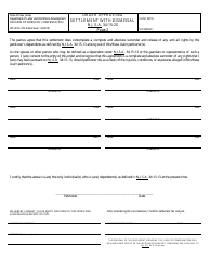 Form WC-370 Order Approving Settlement With Dismissal Under Njsa 34:15-20 - New Jersey, Page 2