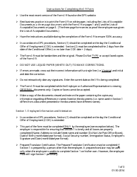 Instructions for USCIS Form I-9 Employment Eligibility Verification - North Carolina