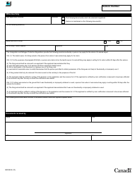 Form BSF699 Application for the Return of Seized Identity Document(S) - Canada, Page 2