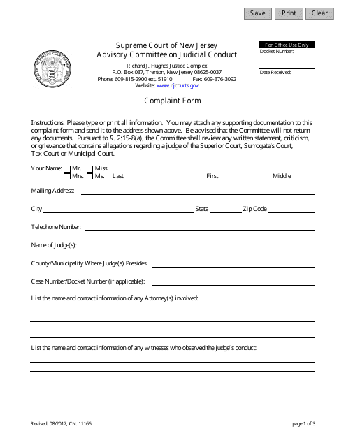 Form 11166  Printable Pdf