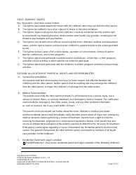 Uniform Domestic Relations Form 18 Parenting Plan - Ohio, Page 2