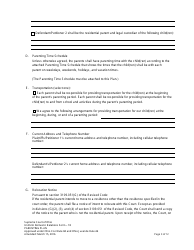 Uniform Domestic Relations Form 18 Parenting Plan - Ohio, Page 3