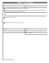 Form AOC-CV-608 &quot;Application, Summons and Order to Show Cause - Child Support&quot; - North Carolina, Page 2