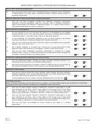 Form MC-5 New Jersey Universal Physician Application - New Jersey, Page 10