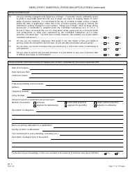 Form MC-5 New Jersey Universal Physician Application - New Jersey, Page 11