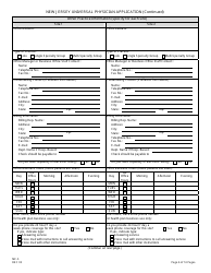 Form MC-5 New Jersey Universal Physician Application - New Jersey, Page 6