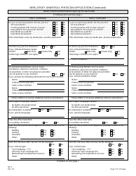 Form MC-5 New Jersey Universal Physician Application - New Jersey, Page 7