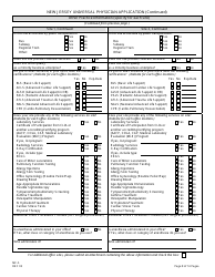 Form MC-5 New Jersey Universal Physician Application - New Jersey, Page 8
