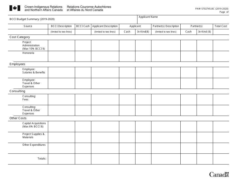 Form PAW5702745.BC Bc Capacity Initiative Proposal Application - Canada, Page 5