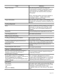 Instructions for Form PAW6978382 Emergency Management Non-structural Mitigation and Preparedness Program Application - Canada, Page 2