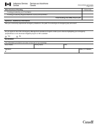 Form PAW6978382 Emergency Management Non-structural Mitigation and Preparedness Program Application - Canada, Page 2