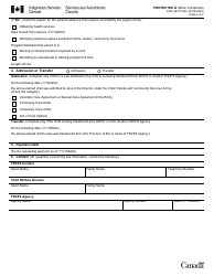 Form PAW493710.BC First Nations Child and Family Services Notice of Admission - Canada, Page 2