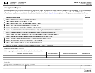 Form PAW5677664 Tribal Council Consolidated Funding Application - Canada, Page 3
