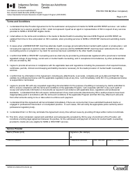Form INTER40-002E Mental Health Counselling Provider Agreement - Canada, Page 4