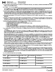 Form INTER80-005CE Individual Letter of Authorization (Self-governing or Comprehensive Land Claim First Nations) - Ministerial Loan Guarantee - Canada, Page 2