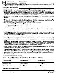 Form INTER80-005BE Band Council Resolution - Ministerial Loan Guarantee - Canada, Page 2