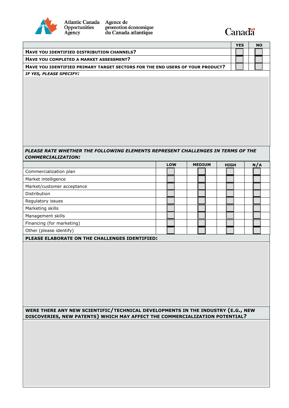 Annex 1 Aif - Information for Annual Report - Canada, Page 3
