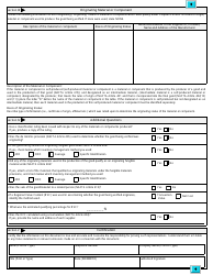 Form B238 Nafta Verification of Origin Questionnaire - Canada, Page 2