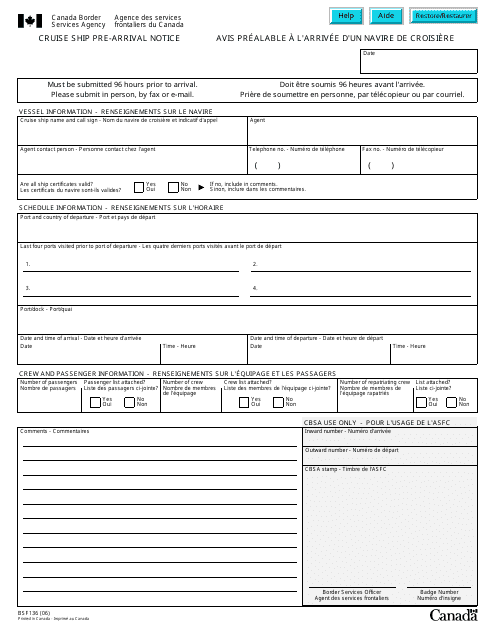 Form BSF136  Printable Pdf