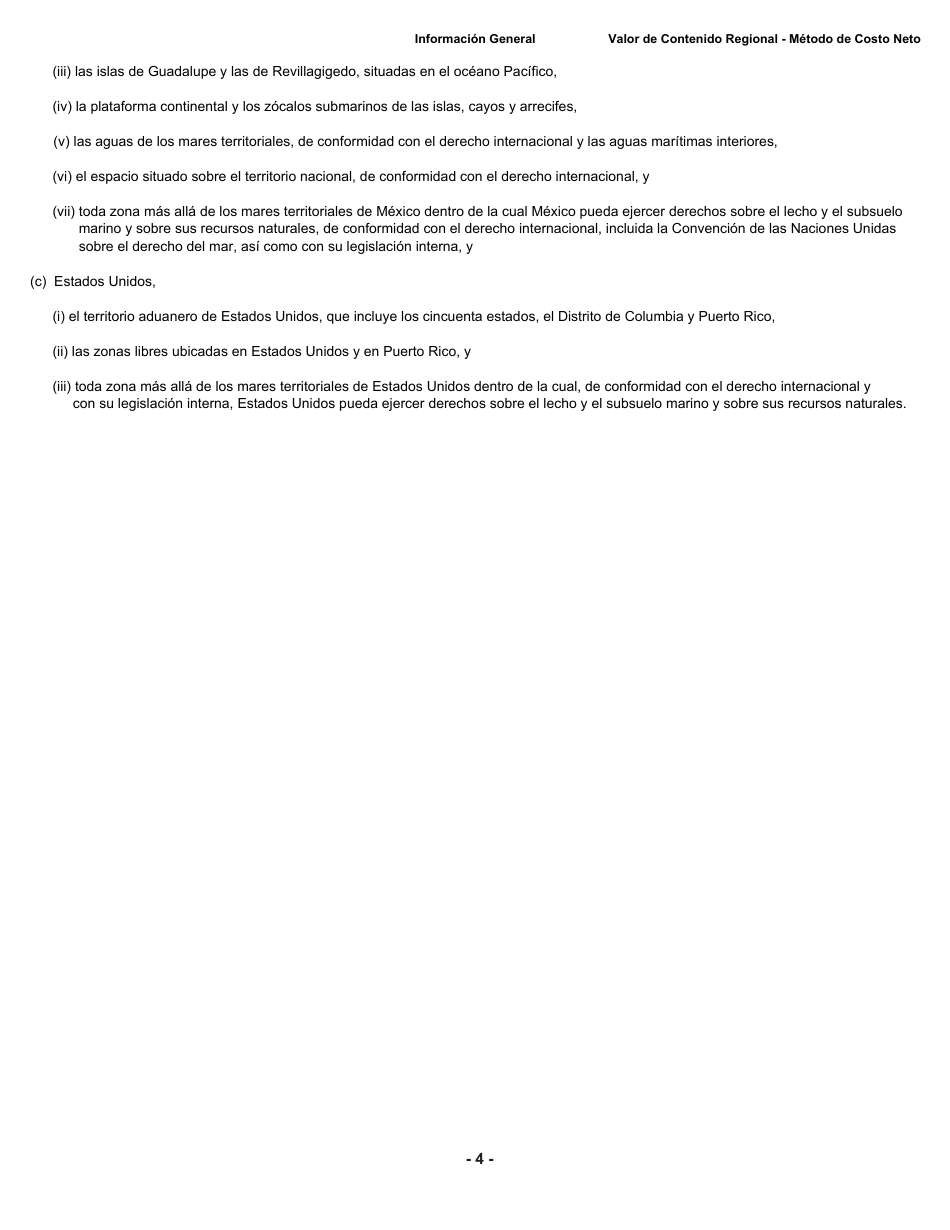 Formulario B228 S Tratado De Libre Comercio De America Del Norte (Tlcan) Cuestionario De Verificacion Del Origen - Valor De Contenido Regional Metodo De Costo Neto - Canada (Spanish), Page 5