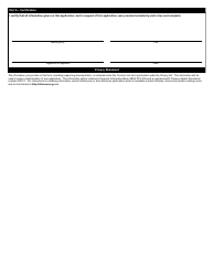 Form BSF266 Penalty Reinvestment Agreement (Pra) Application Form - Canada, Page 3