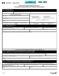Document preview: Form BSF726 Electronic Payment Adjustment Form - Canada (English/French)
