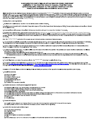 Form C47 Application for Vessel Temporary Admission to the Coasting Trade of Canada - Canada (English/French), Page 2