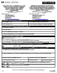 Form C47-1 Application for Duty Remission on a 1/120th Basis for Vessel Temporary Admission to the Coasting Trade of Canada Where a Coasting Trade Licence Is Not Required - Canada (English/French)