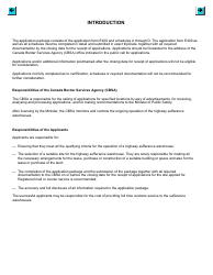 Form E400B Application for Licence to Operate a Customs Highway Sufferance Warehouse - Canada, Page 2