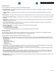 Form E655 Customs Self-assessment Program Importer Part II Application - Canada, Page 4