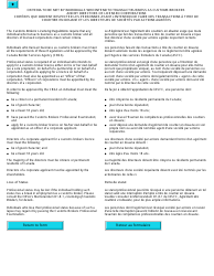 Form L60 Customs Brokers Questionnaire - Canada (English/French), Page 2