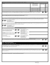 Form K90 Duties Relief Application - Canada (English/French), Page 3
