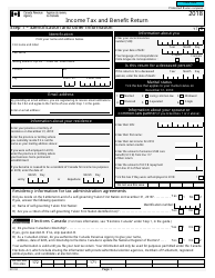 Form 5011-R Income Tax and Benefit Return - Canada