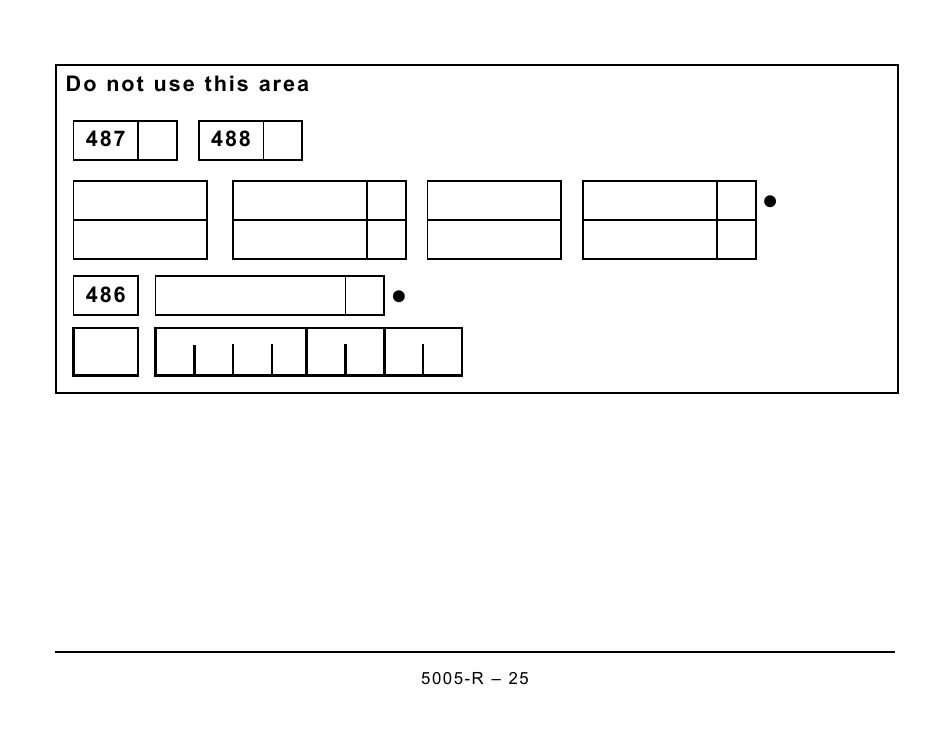 Form 5005-R Income Tax and Benefit Return (Large Print) - Canada, Page 25