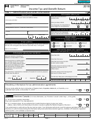 Form 5001-R Income Tax and Benefit Return - Canada
