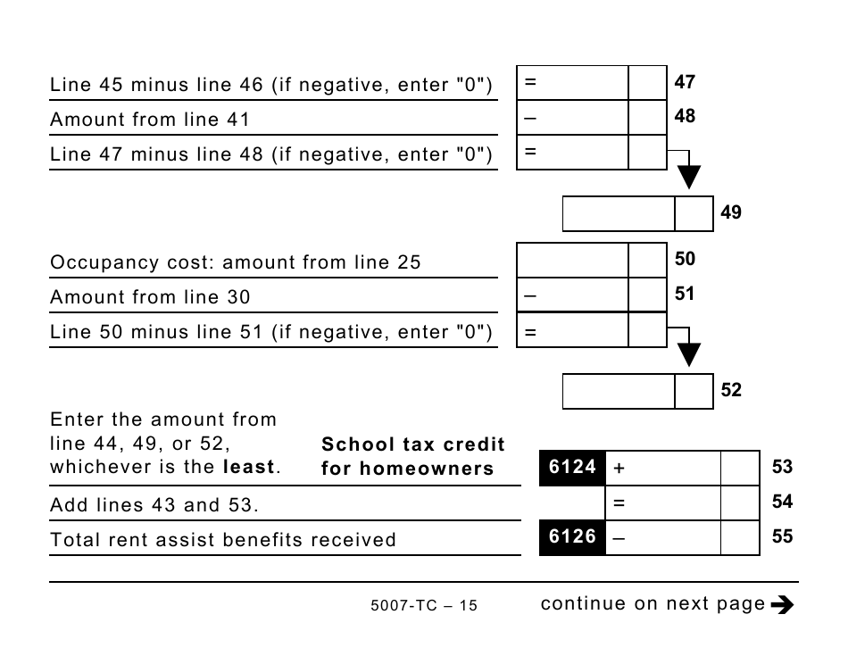 Form 5007-TC (MB479) Manitoba Credits (Large Print) - Canada, Page 15