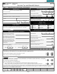 Form 5010-R Income Tax and Benefit Return - Canada