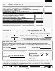 Form 5010-R Income Tax and Benefit Return - Canada, Page 4