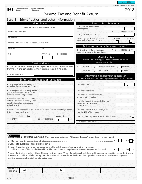 Form 5015-R 2018 Printable Pdf