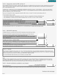 Form 5000-S7 Schedule 7 Rrsp and Prpp Unused Contributions, Transfers, and Hbp or LLP Activities - Canada, Page 2